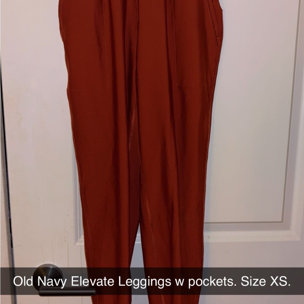 Old Navy Rust Leggings with Pockets